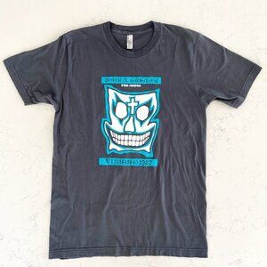 American Apparel John A. Grigley Pro Model Vision 1987 Vintage 80s TShirt Grey M